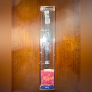 Rare Vintage Disney Snow White Seven Dwarfs Analog Watch Blue Sparkle Band